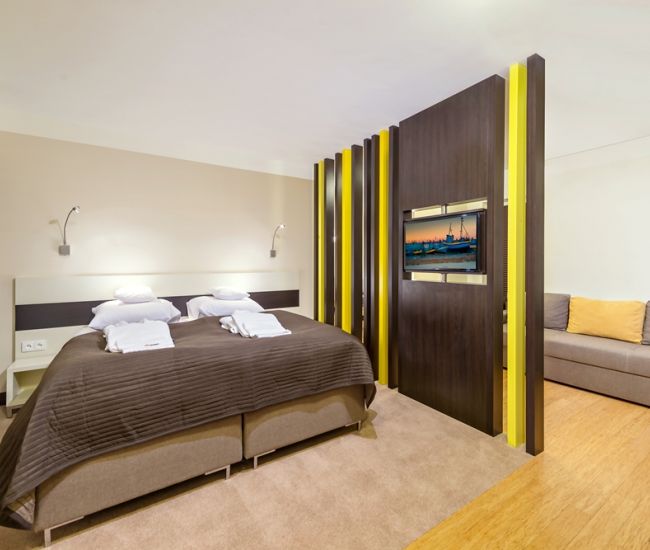 Apartament 4-os. Studio z balkonem